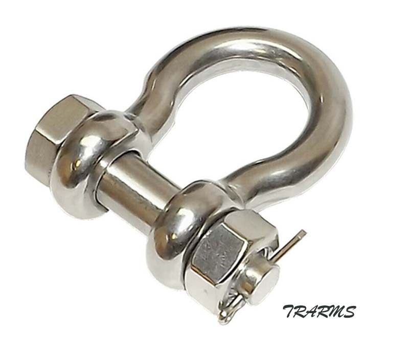 TR804-不锈钢弓型卸扣（带母）